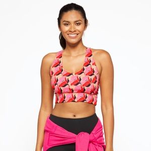 Free People Ashford Sports Bra in Clementine - NWT